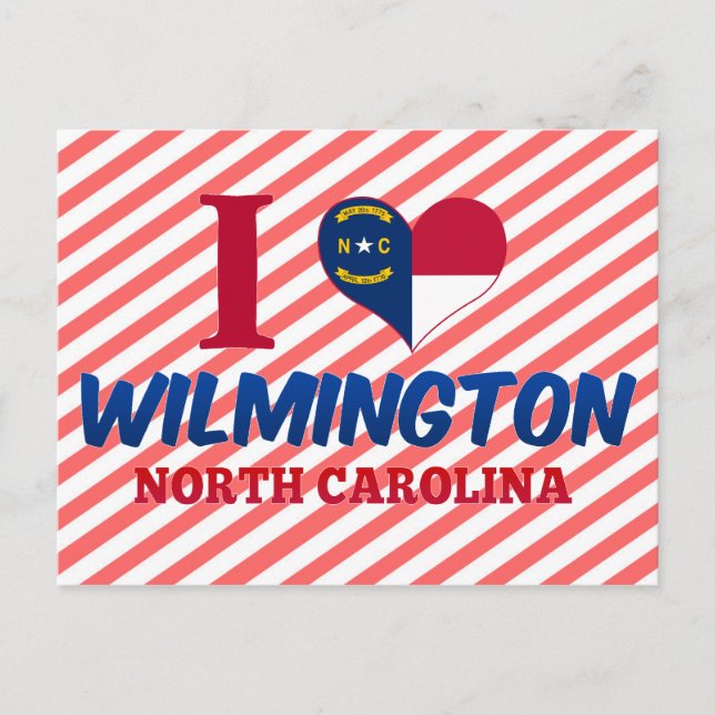 Postal Wilmington, Carolina del Norte (Anverso)