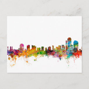 Postal Wilmington Delaware Skyline