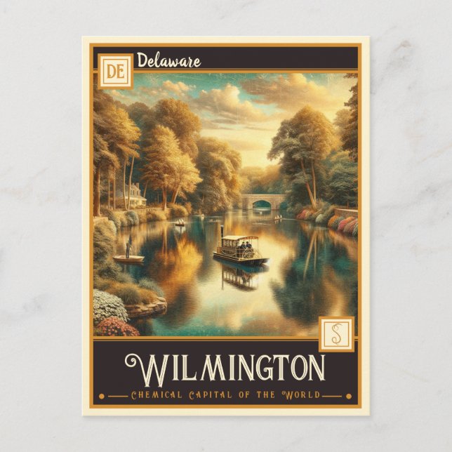 Postal Wilmington, Delaware | Vintage (Anverso)