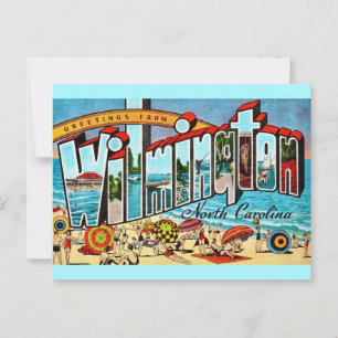 Postal Wilmington NC antiguo 