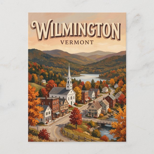 Postal Wilmington Vermont (Anverso)