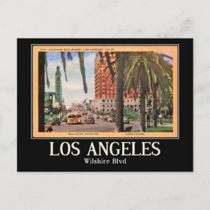 Postal Wilshire Boulevard, Los Angeles, Vintage