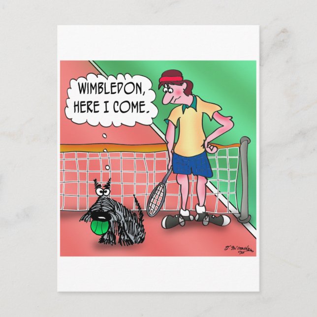 Postal Wimbledon, Aquí Voy (Anverso)