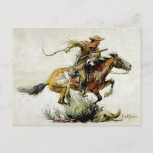Postal “Winchester Horse and Rider” de Philip R Goodwin