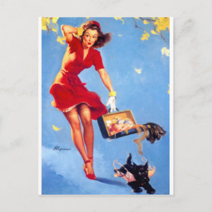 Postal Wind Day Pin Up