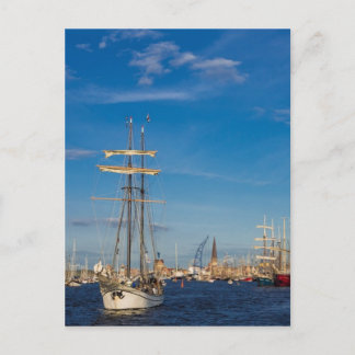 Postal Windjammer en el Hansesail en Rostock (Alemania)