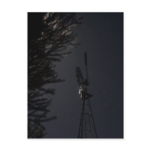 WINDMILL NIGHT SKY QUEENSLAND AUSTRALIA