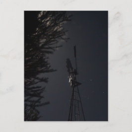POSTAL WINDMILL NIGHT SKY QUEENSLAND AUSTRALIA