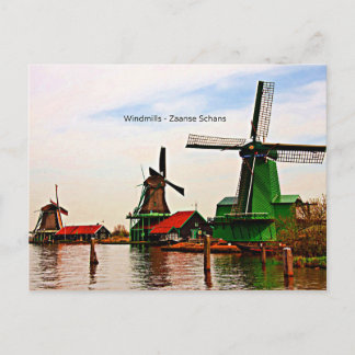 Postal Windmills-Zaanse Schans