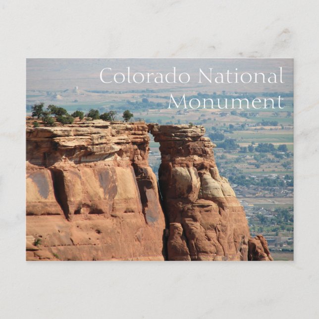 Postal Window Rock, Monumento Nacional de Colorado, Color (Anverso)