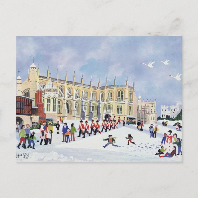 Postal Windsor de la capilla de San Jorge (Anverso)