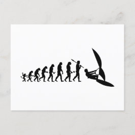 Postal Windsurfer Evolutionstheorie des Wassersport