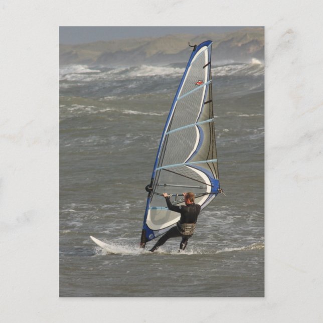 Postal Windsurfer - Jytland del Norte, Dinamarca (Anverso)