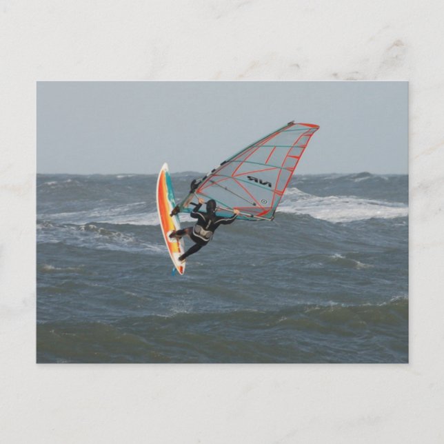 Postal Windsurfer - Jytland del Norte, Dinamarca (Anverso)