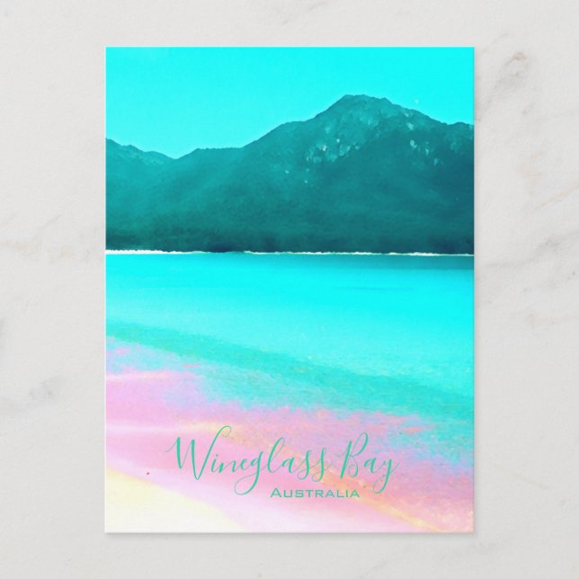 Postal Wineglass Bay Tasmania Australia (Anverso)