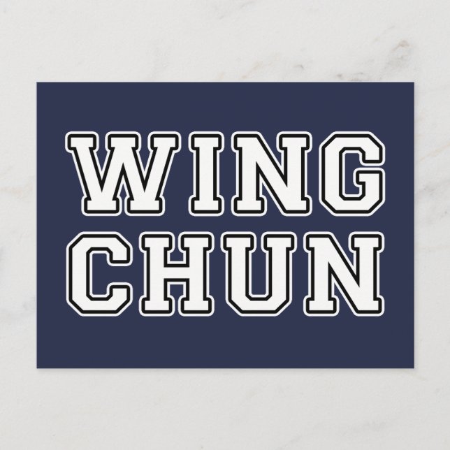 Postal Wing Chun (Anverso)