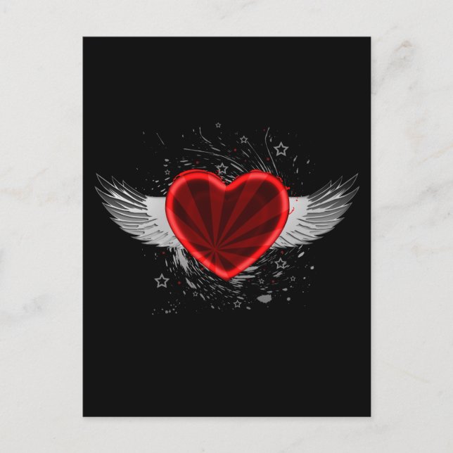 Postal Wing Heart (Anverso)