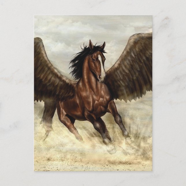 Postal Winged Pegasus   (Anverso)