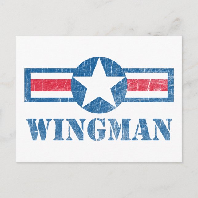 Postal Wingman Vintage (Anverso)