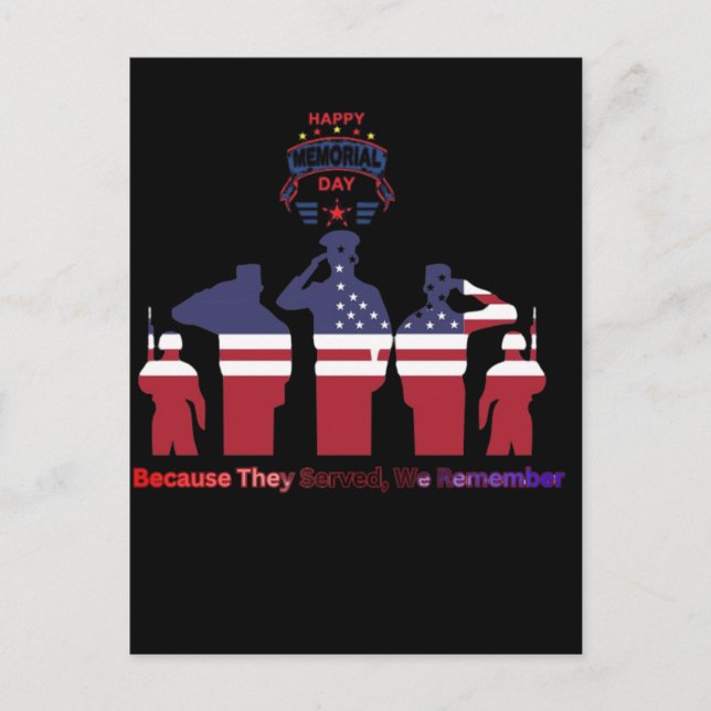 Postal Wings of remembrance black (Anverso)