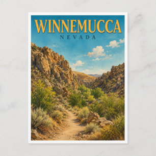 Postal Winnemucca Nevada Water Canyon GeoSaga