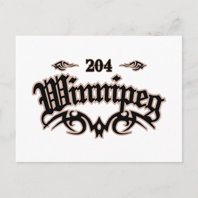 Postal Winnipeg 204 (Anverso)