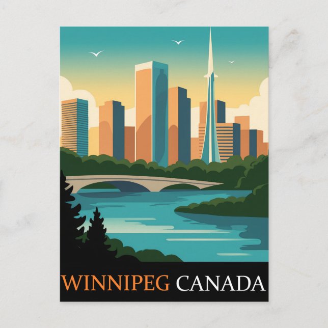 Postal Winnipeg Canada (Anverso)