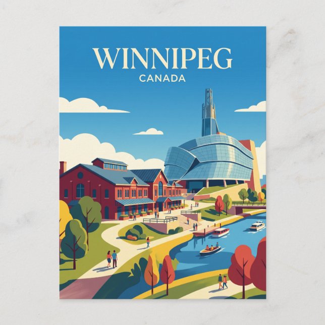 Postal Winnipeg Canadá (Anverso)