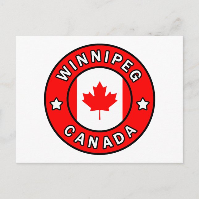 Postal Winnipeg Canada (Anverso)