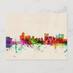 Postal Winnipeg Canada Skyline Cityscape
