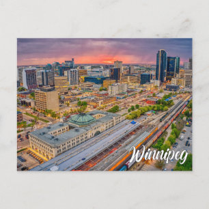 Postal Winnipeg, Manitoba, Canadá