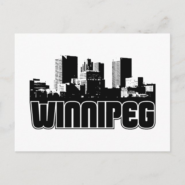 Postal Winnipeg Skyline (Anverso)