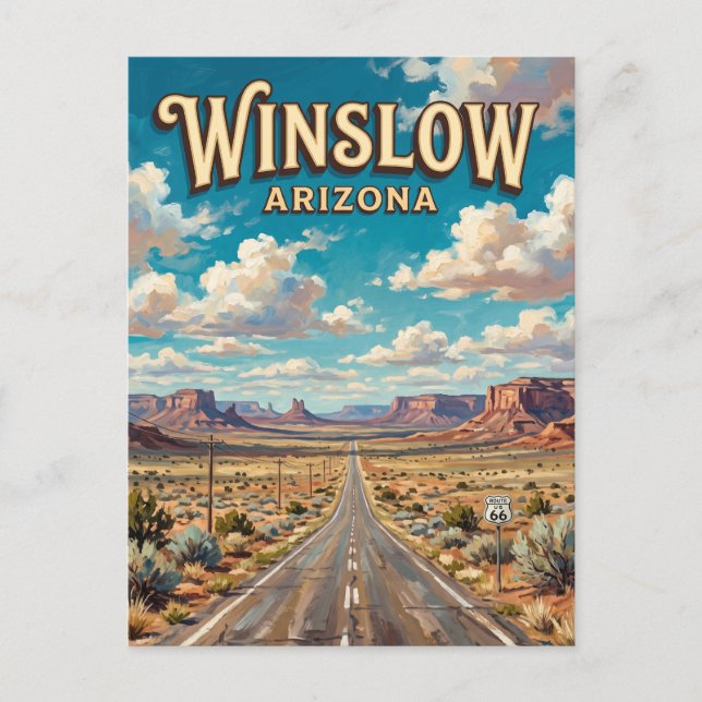 Postal Winslow Arizona (Anverso)