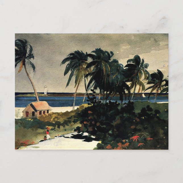 Postal Winslow Homer - Nassau (Anverso)