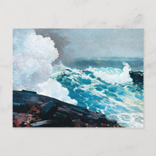 Postal Winslow Homer, Northeaster, 1895