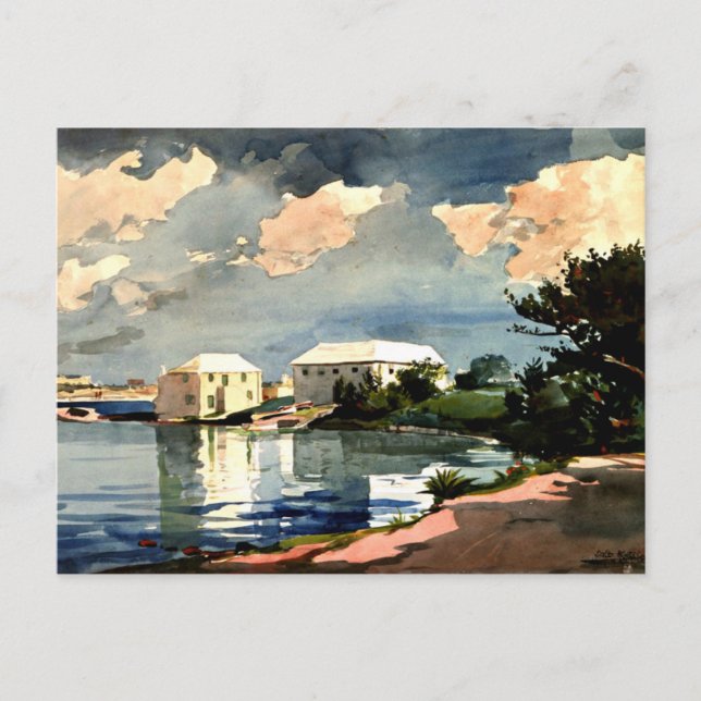 Postal Winslow Homer - Salt Kettle, Bermuda (Anverso)