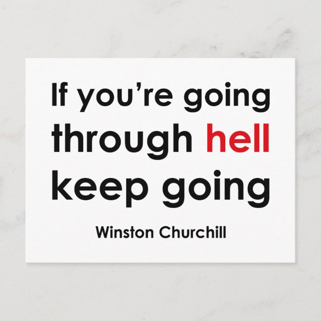 Postal Winston Churchill (Anverso)