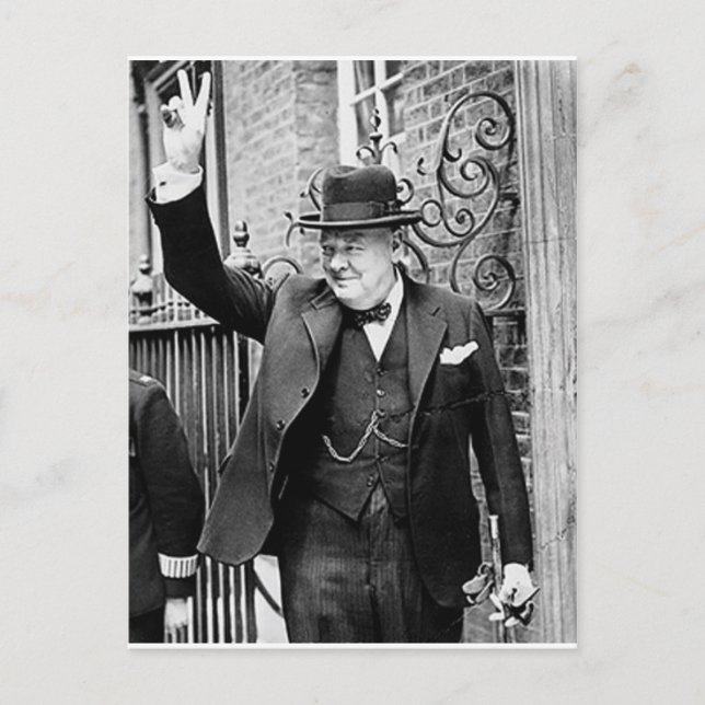 Postal Winston Churchill (Anverso)