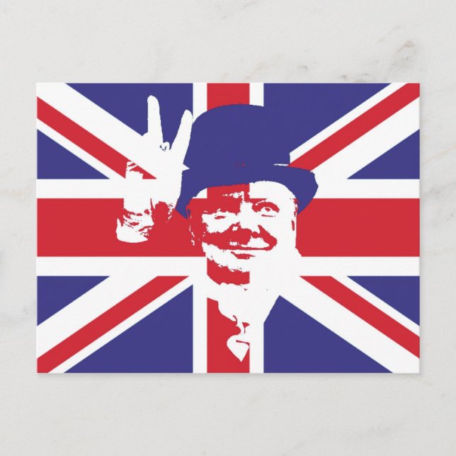 Postal Winston Churchill (Anverso)