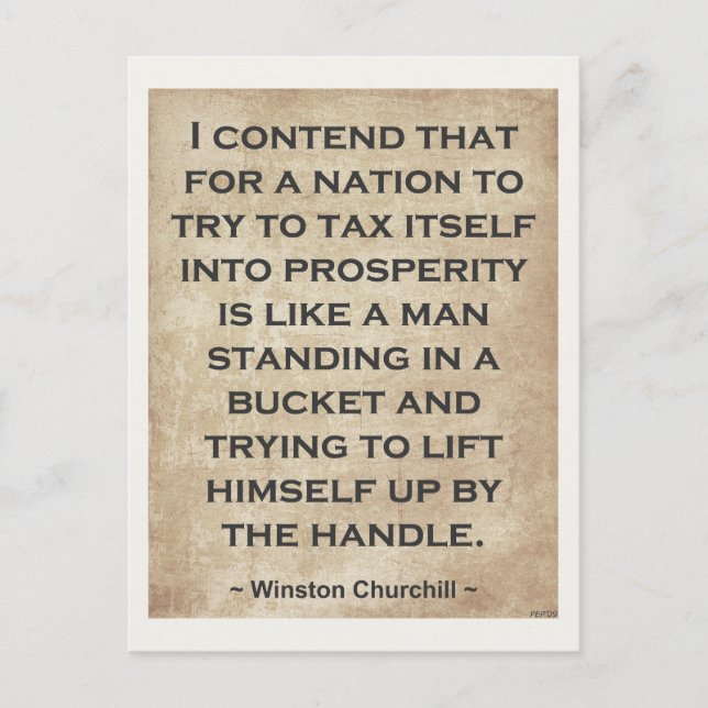 Postal Winston Churchill #1 (Anverso)