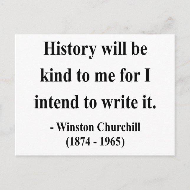 Postal Winston Churchill Cita 7a (Anverso)