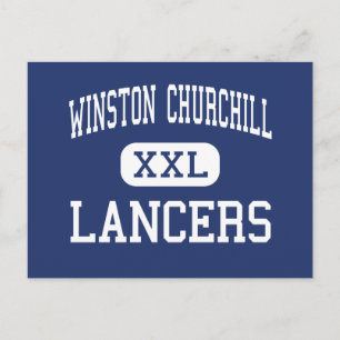 Postal Winston Churchill - Lancers - High - Eugene Oregon