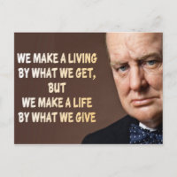 Winston Churchill nos ganamos la vida
