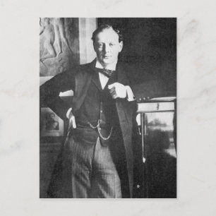 Postal Winston Spencer Churchill en 1904