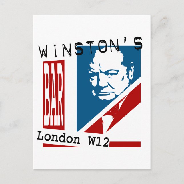 Postal Winston's Bar (Anverso)