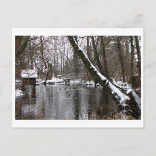 Postal Winter an der Wümme