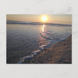 Postal Winter Beach Sunrise
