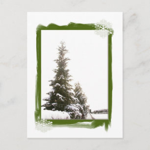 Postal Winter Evergreens-DIY