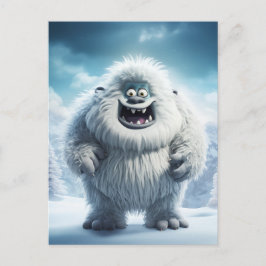 Postal Winter Fun Yeti