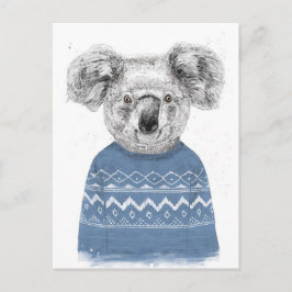 Postal Winter koala